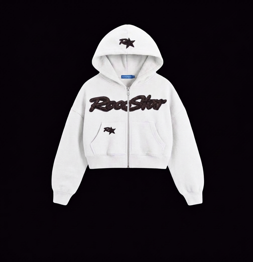 Womans Cropped RoccStar Zip (Pre-Order)