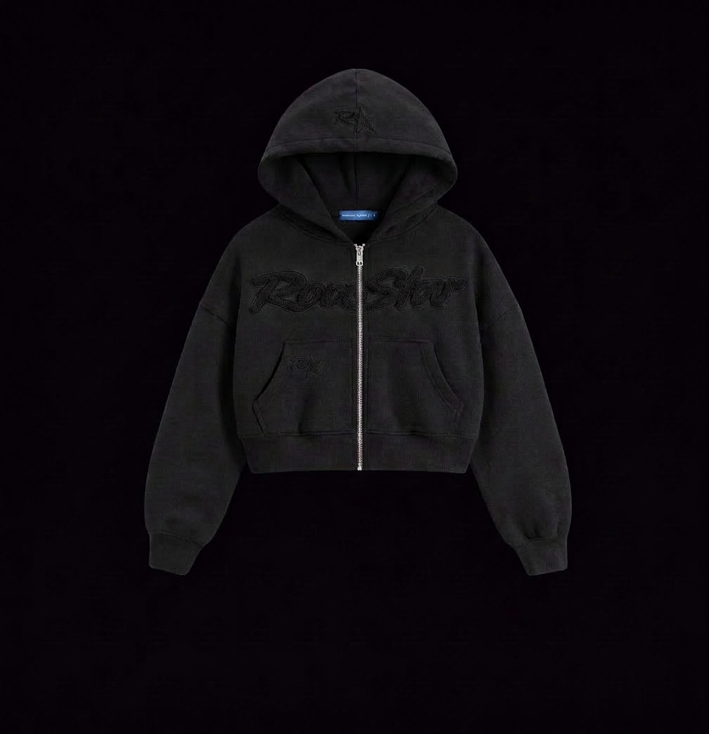 Womans Cropped RoccStar Zip (Pre-Order)