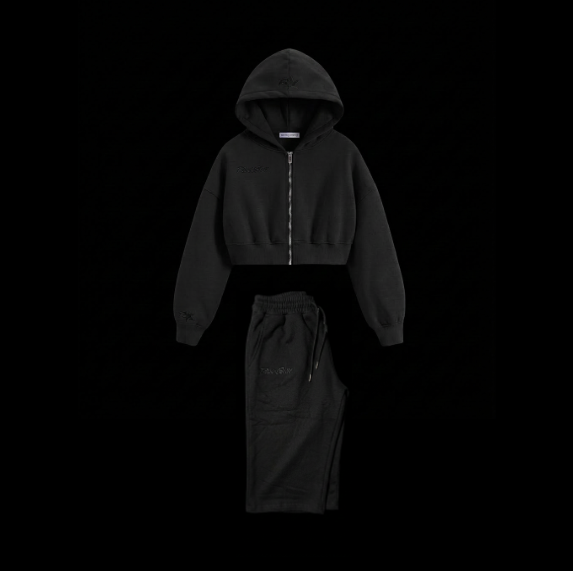 Womans Small Logo Cut Sweatsuits (Pre-Order)
