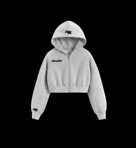 Womans Cropped Small Logo Zip (Pre-Order)